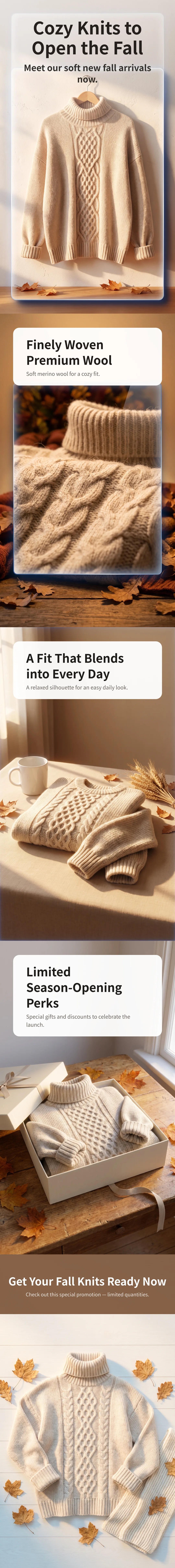 Fall New-Arrival Knit Event
