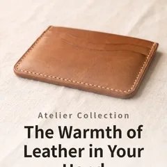 Handmade Leather Card Wallet Catalog in 5 Colors 1