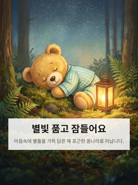 이 곰인형이 밤에 별을 세러 떠나는 이야기 6