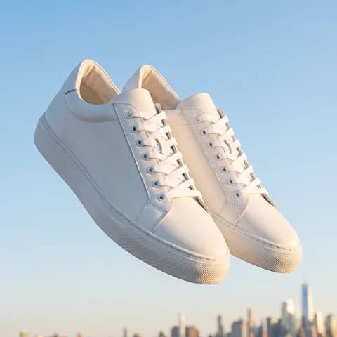 White Sneakers Levitation Shot