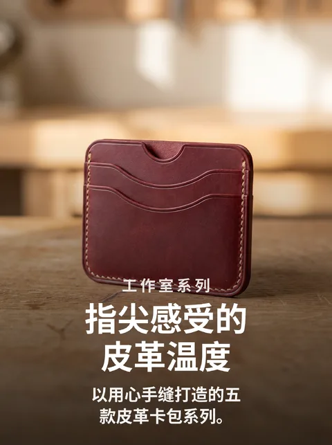 手工皮革卡包5色目录