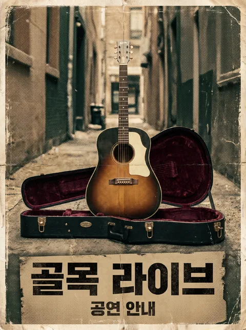골목 라이브 공연 여는 밤