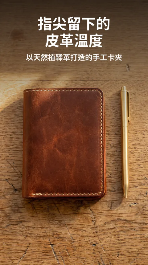 手工皮革卡夾