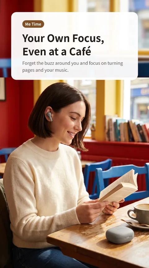 Noise-Canceling Wireless Earbuds with Charging Case 5