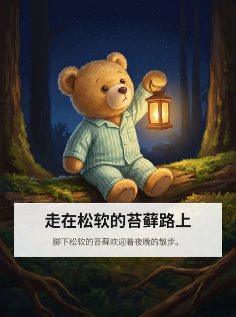 这只泰迪熊在夜里出发去数星星的故事 2