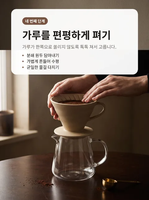 집에서 커피 맛있게 내리는 법 여덟 단계 5