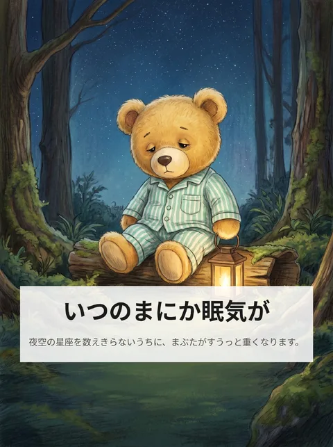 このくまのぬいぐるみが夜に星を数えに出かけるお話 5