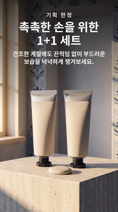 핸드크림 1+1 기획전 보습 세트