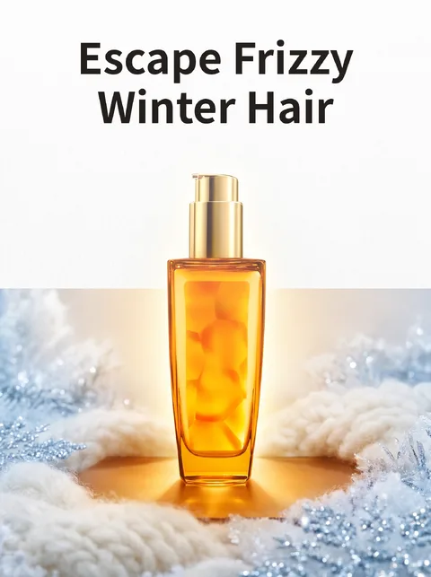 Dry Winter: Caring for Damaged Hair with a Hair Serum