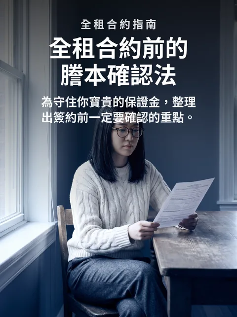全租合約前必看的登記簿謄本閱讀法