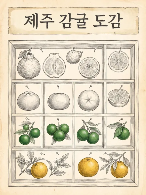 솜씨 — 제주 감귤 도감