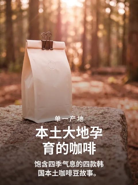 韩国产咖啡豆4款单一产地目录