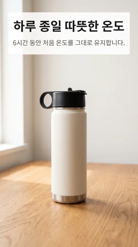 스테인리스 보온 텀블러 500ml 6시간 보온
