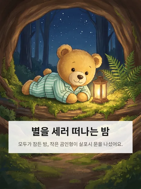 이 곰인형이 밤에 별을 세러 떠나는 이야기