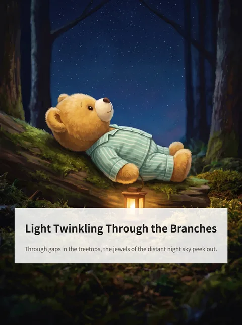 The Story of This Teddy Bear Setting Off to Count Stars at Night 3