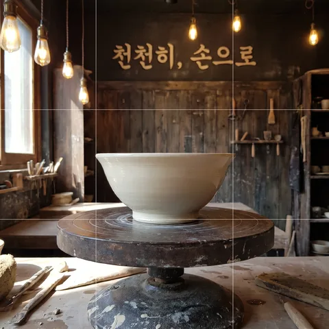 白瓷工坊製作過程