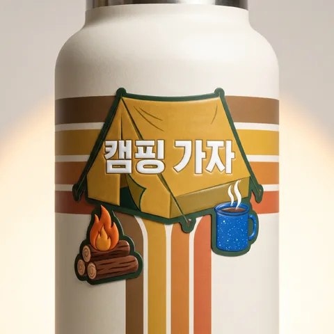 솜씨 — 캠핑 가자 스티커 팩