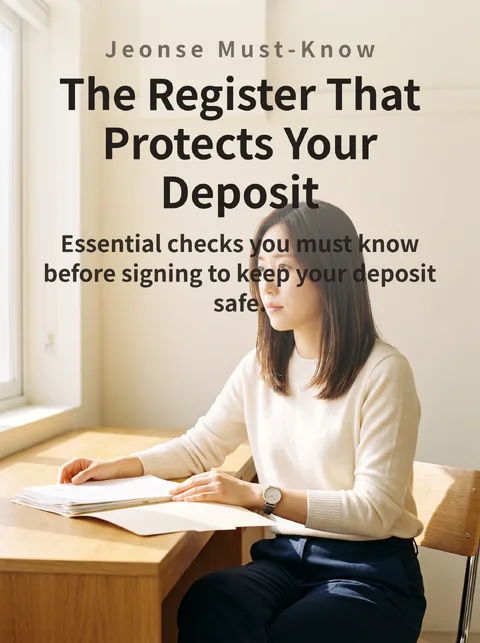How to Read the Property Register Before Signing a Jeonse Lease
