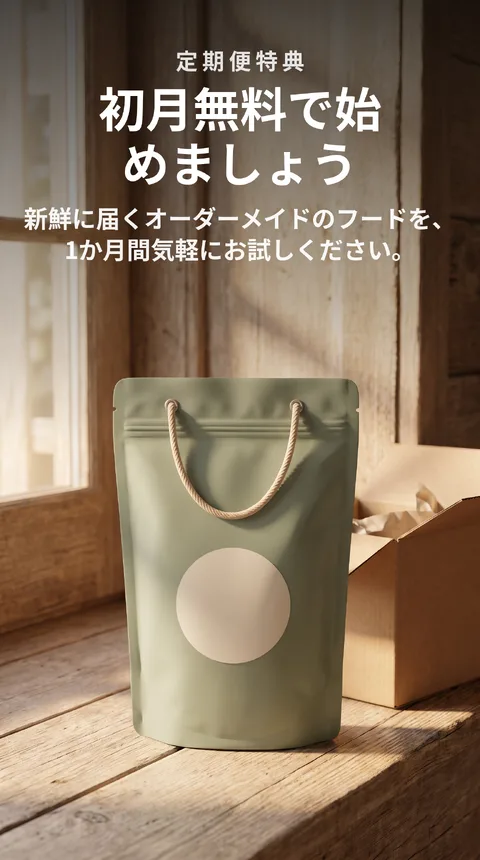 ペットフード定期便 初月無料体験