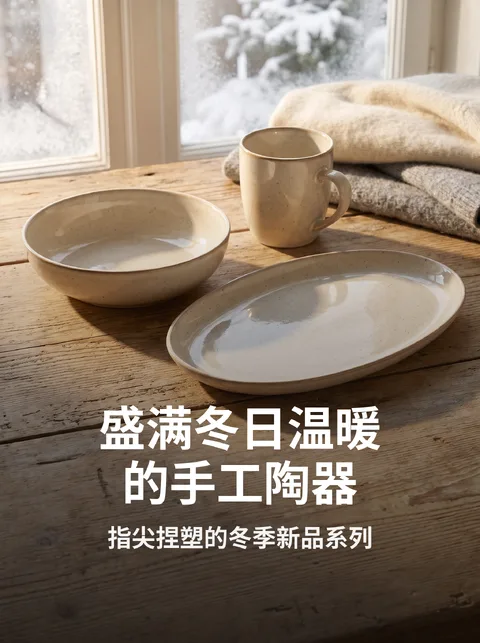手工陶艺工坊冬季新品器皿合集