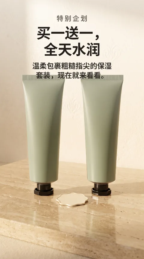 护手霜买一送一企划 保湿套装