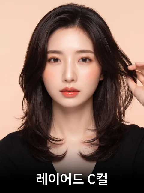Layered C-Curl · Hair Stylebook