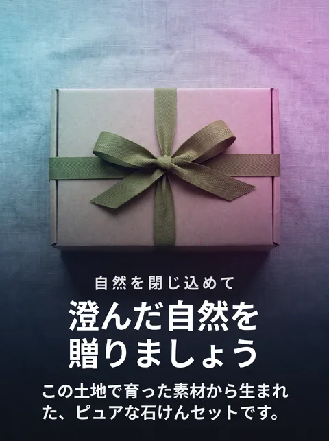 国産天然手作り石けん6種ギフトセット カタログ