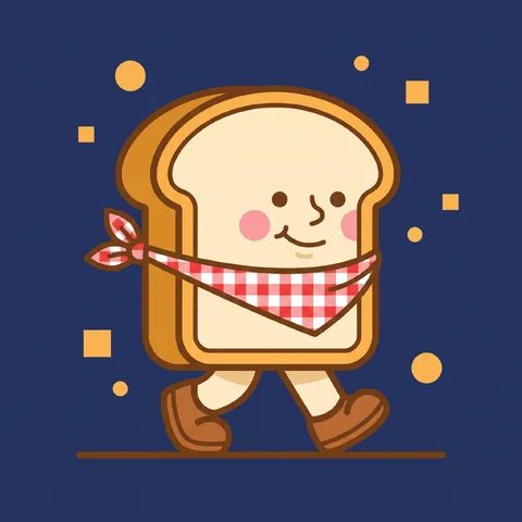 빵집 마스코트 식빵이 · 캐릭터