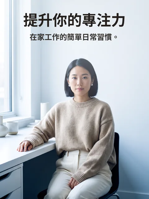 在家工作的專注習慣