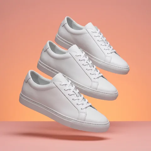 White Sneakers Levitation Shot