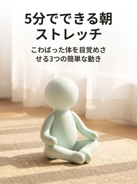 APIで作ったカルーセル投稿 — 朝のストレッチ3ステップ