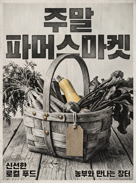 주말 파머스마켓 여는 날