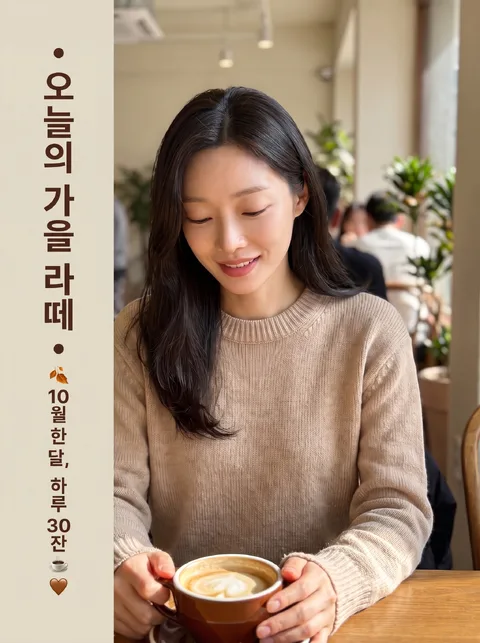 카페 신메뉴 · 인스타그램 피드
