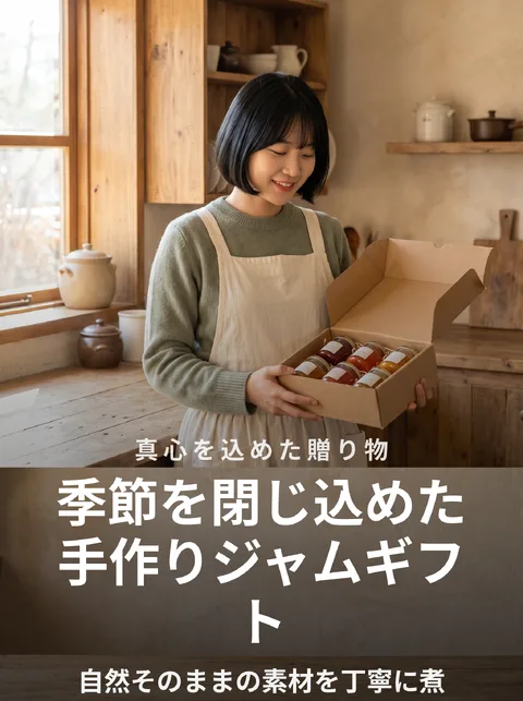 手作りジャム4種 ギフトセットカタログ
