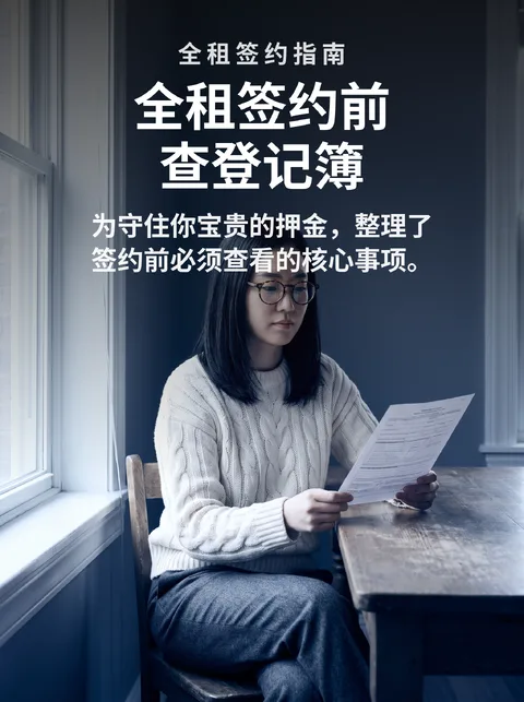 全租签约前必看的不动产登记簿查看方法
