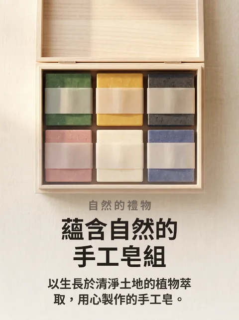 韓國產天然手工皂6款禮盒型錄