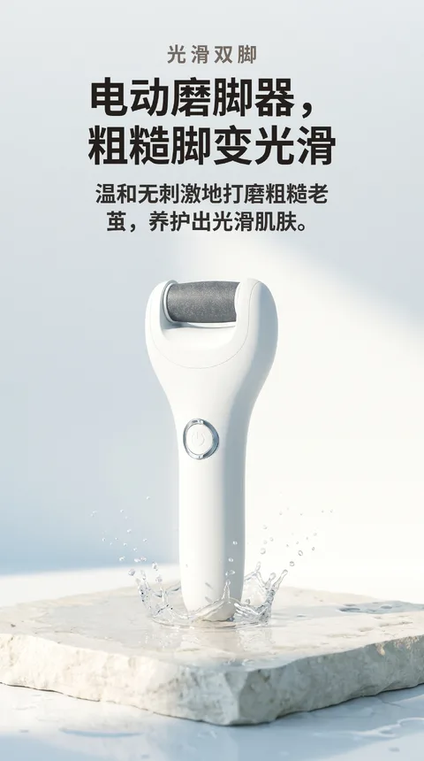 脚后跟去角质电动磨脚器 充电式 防水