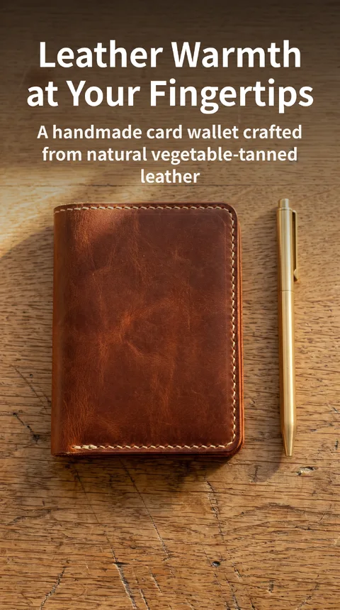 Handmade Leather Card Wallet