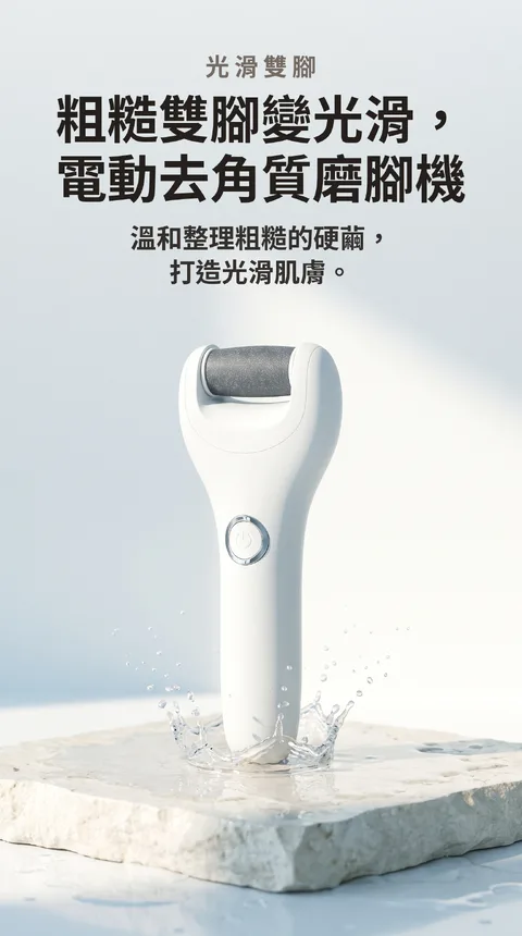 腳跟去角質電動磨腳機 充電式 防水