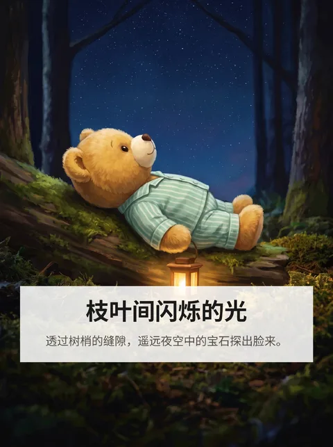 这只泰迪熊在夜里出发去数星星的故事 3