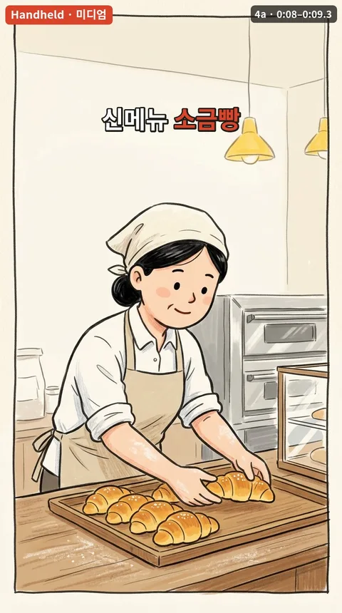 보리밭 소금빵 신메뉴 8