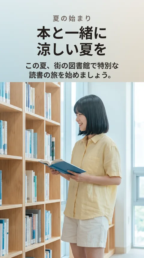 街の図書館 夏の読書チャレンジ参加者募集