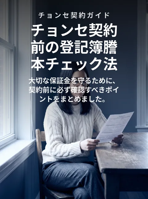 チョンセ契約前に確認すべき登記簿謄本の見方