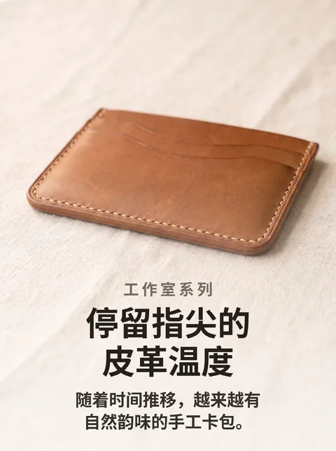 手工皮革卡包5色目录