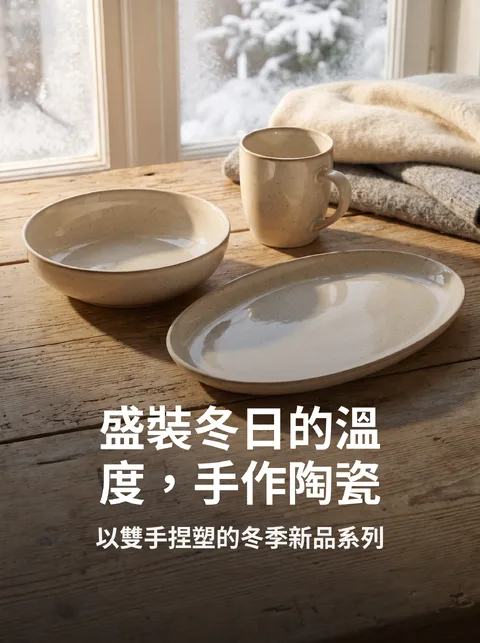 手作陶藝工坊冬季新品器皿系列