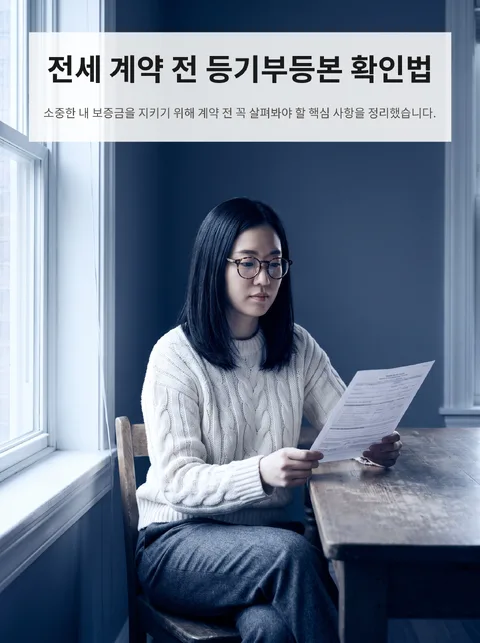 전세 계약 전 확인해야 할 등기부등본 보는 법