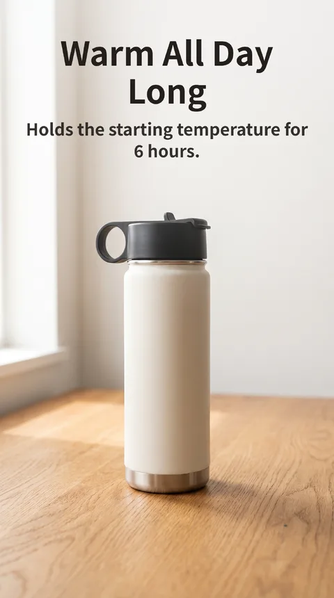 Stainless Insulated Tumbler 500ml, Keeps Warm 6 Hours