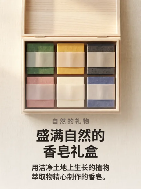 国产天然手工皂6款礼盒目录