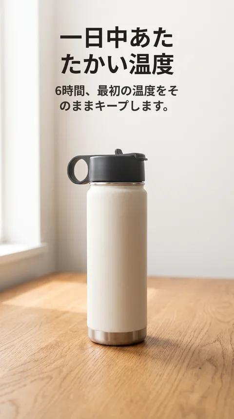 ステンレス保温タンブラー 500ml 6時間保温