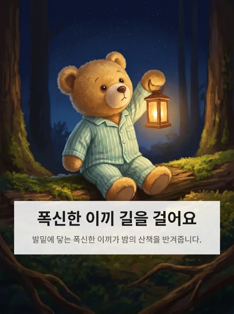 이 곰인형이 밤에 별을 세러 떠나는 이야기 2